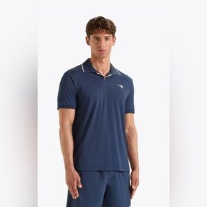 (NWT) Diadora SS Polo Icon features Coolcore fabric Size: M
